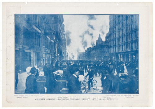 Market Street&mdash;Looking Toward Ferry&mdash;At 9 A.M., April 18