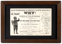 San Francisco & North Pacific Railway / All Aboard! Why? / We Take You to the Eden of California