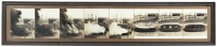 Series of eight photographs of the Gunn, Carle & Co. works in San Francisco