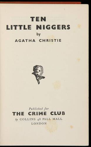 Ten Little Niggers