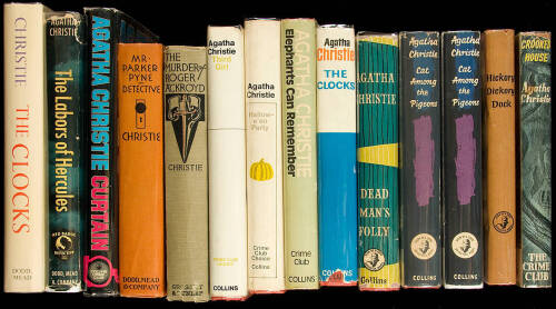 Lot of 10 first editions by Agatha Christie, plus 4 American editions