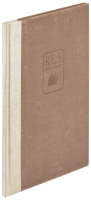 Robert Louis Stevenson To His Good Friend M. Donat