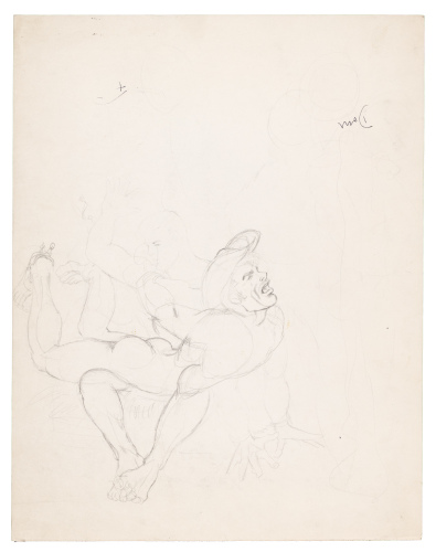 Untitled sketch, signed