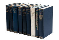 Nine volumes of Western Americana published by the Arthur H. Clark Co.