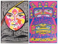 Two 1967 Bonnie MacLean posters for Bill Graham