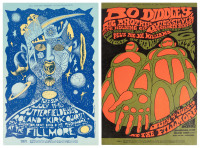 Two 1967 Bonnie MacLean posters for Bill Graham