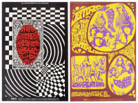 Two 1967 Bonnie MacLean posters for Bill Graham