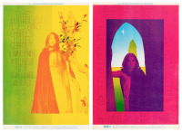 Two Bill Graham concert posters by Jack Hatfield for shows at the Fillmore