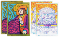 Two pairs of Bill Graham posters by Bonnie MacLean and Lee Conklin