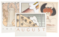 Four Chez Panisse Posters by David Goines