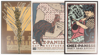 Three Chez Panisse Posters by David Goines