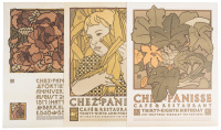 Three Chez Panisse Anniversary Posters