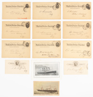 Approx. 11 Turn of the Century Postcards Sent to San Francisco