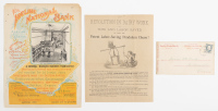 Two broadsheet advertisments