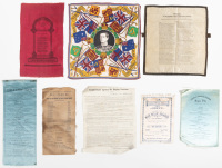 Thirteen fabric broadsides