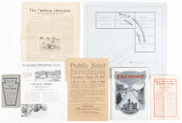 Mid-West and West American maps and ads