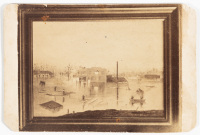 "Flood in Marysville Cal. 1853. Williams Mill" (or William Miller?)