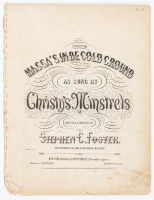 Massa's in de Cold Ground as sung by Christie's Minstrels