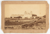 Original albumen photograph of Santa Barbara Mission