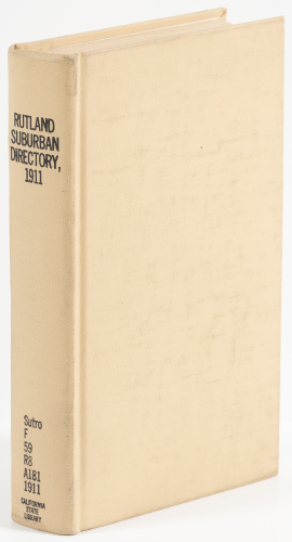 Suburban Directory of Rutland, Vermont
