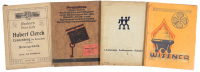 Four trade catalogues of objects and industrial design