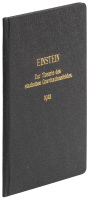 Zur Theorie des statischen Gravitationsfeldes.