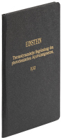 Thermodynamische Begr&uuml;ndung des photochemischen &Auml;quivalentgesetzes