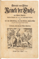 Heinrichs von Alkmar: Reineke der Fuchs, mit schoenen Kupfern...