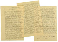 Typed Letter, Signed