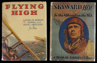 Two volumes of aviation stories for boys