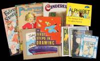 Lot of 9 children's activity and story books