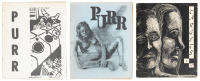 Three journals featuring the work of Charles Bukowski