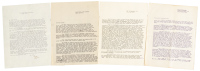Four letters by Captain Laurie Mitchell, one written aboard Zane Grey's yacht Fisherman