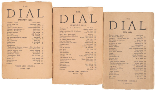 Three issues of The Dial