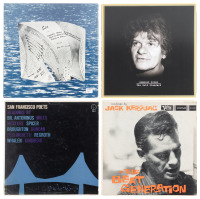 Four LP recordings of Beat authors and performers