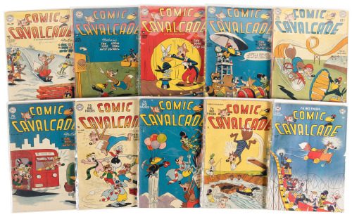 COMIC CAVALCADE Nos. 31-40 * Lot of Ten Comics