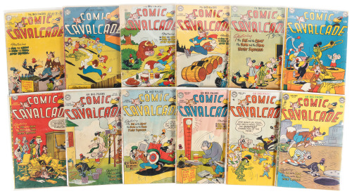 COMIC CAVALCADE Nos. 41-52 * Lot of Twelve Comics