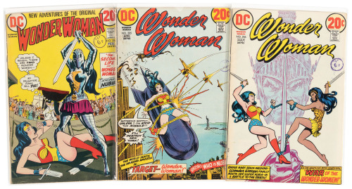 WONDER WOMAN Nos. 204, 205, 206 * Lot of Three Comics * 1st NUBIA ...