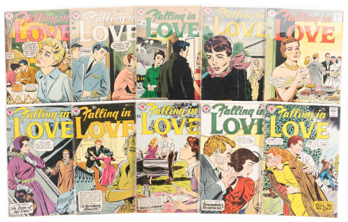 FALLING IN LOVE Nos. 11, 12, 16, 20, 22, 23, 30, 35, 36, 40 * Lot of Ten Comics