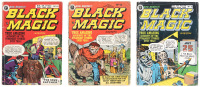 BLACK MAGIC MAGAZINE Nos. 14, 15, 16 * Lot of Three British Comics with EC Connections