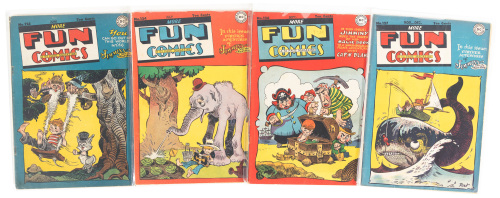 MORE FUN COMICS Nos. 123, 124, 126, 127 * Lot of Four Comics