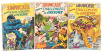 SHOWCASE Nos. 7, 11, 12 * Lot of Three Comics * CHALLENGERS of the UNKNOWN
