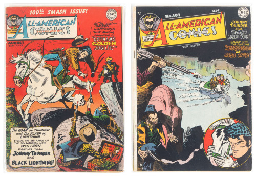 ALL-AMERICAN COMICS Nos. 100 and 101 * Lot of Two Comics