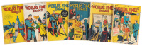 WORLD'S FINEST COMICS Nos. 21, 22, 27, 28, 32, 35 * Lot of Six Comics