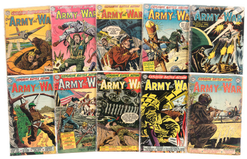 OUR ARMY AT WAR Nos. 7-16 * Lot of Ten Comics