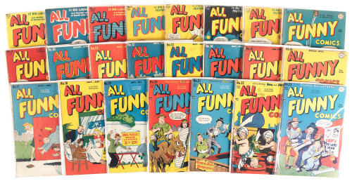ALL FUNNY COMICS Nos. 1-23 * Full Run