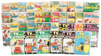 REAL SCREEN COMICS Nos. 100-128 [and] TV SCREEN CARTOONS Nos. 129-138 * Lot of 39 Comics