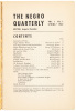 The Negro Quarterly / A Review of Negro Life and Culture, Vol. 1, No. 1, Spring 1942 - 2
