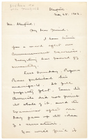 Letter from David Starr Jordan to Jane Stanford, 1902