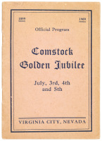 Official Program: Comstock Golden Jubilee, July, 3rd, 4th, and 5th
